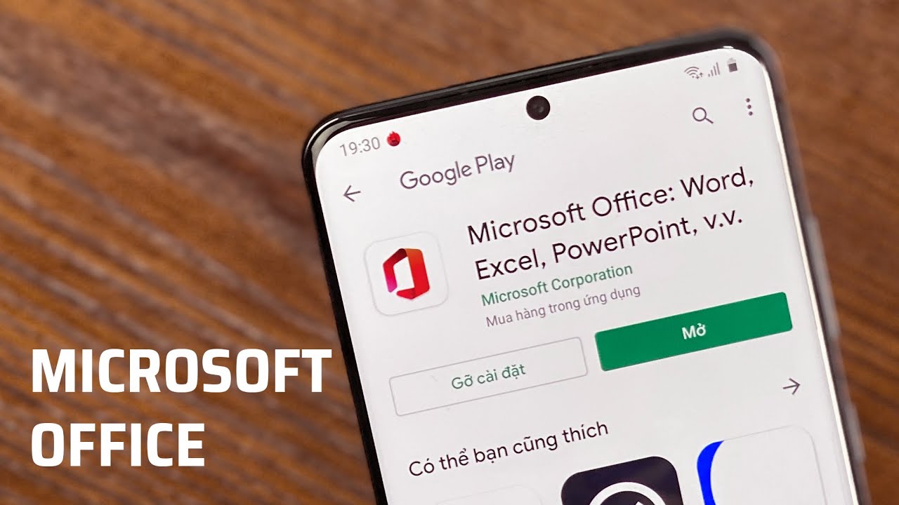 Cài đặt Microsoft Office cho Android trên CH play