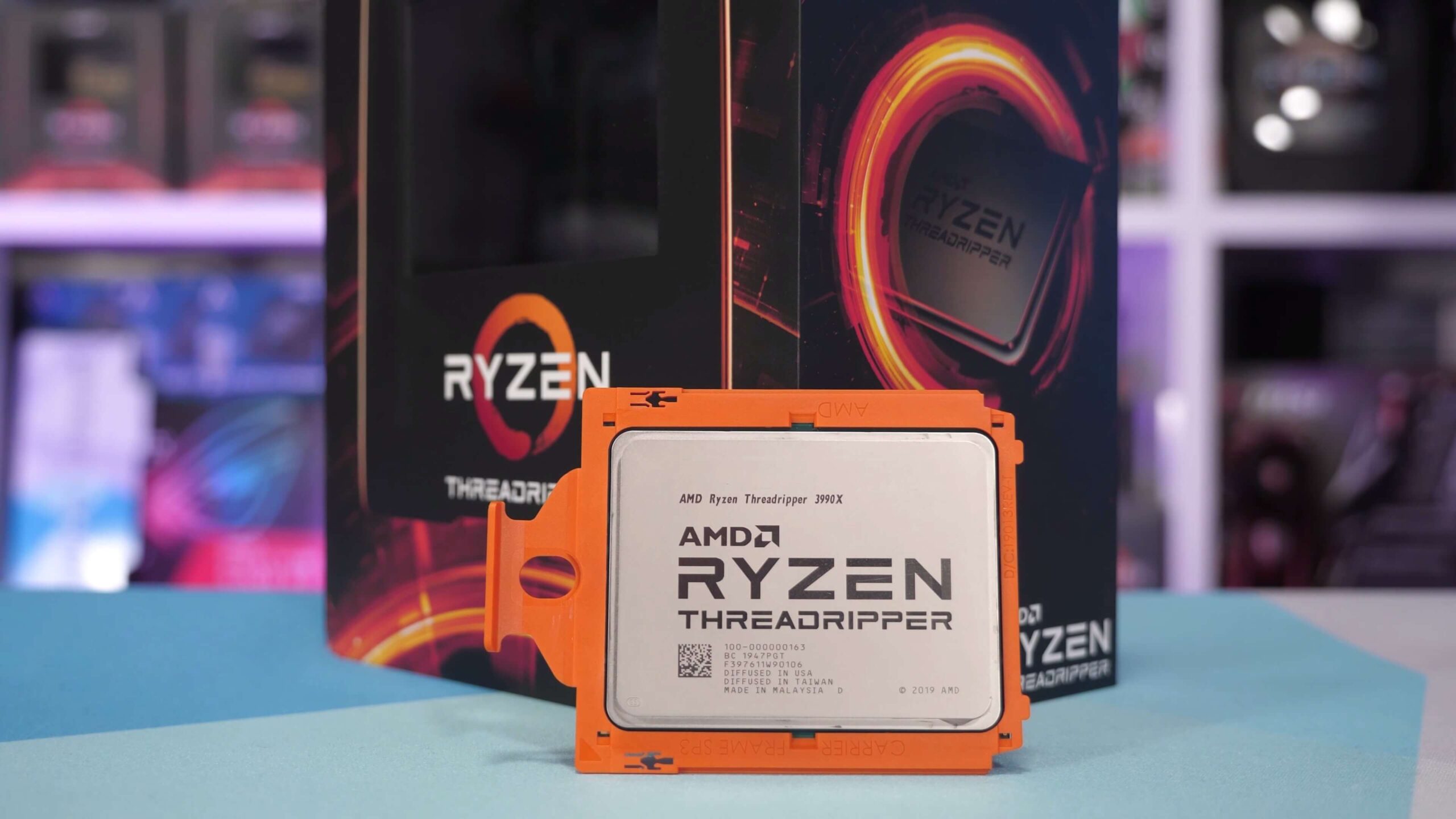 CPU máy tính PC AMD Ryzen Threadripper 3990X